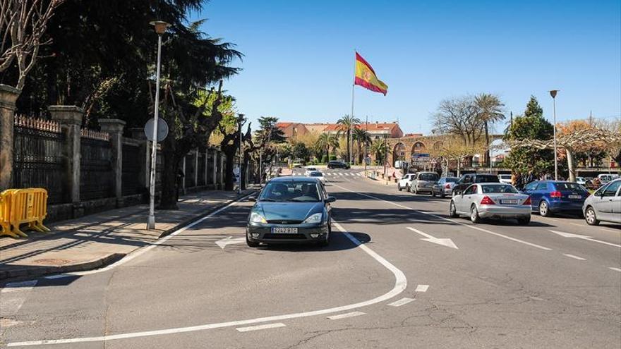 Corte de tráfico y una ambulancia, por los exámenes de la residencia