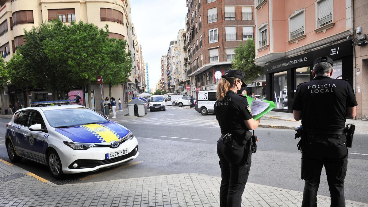 Foto de archivo de la Policía Local de Elche.