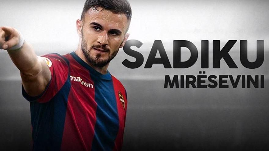 Sadiku jugará con el Levante UD hasta junio de 2020