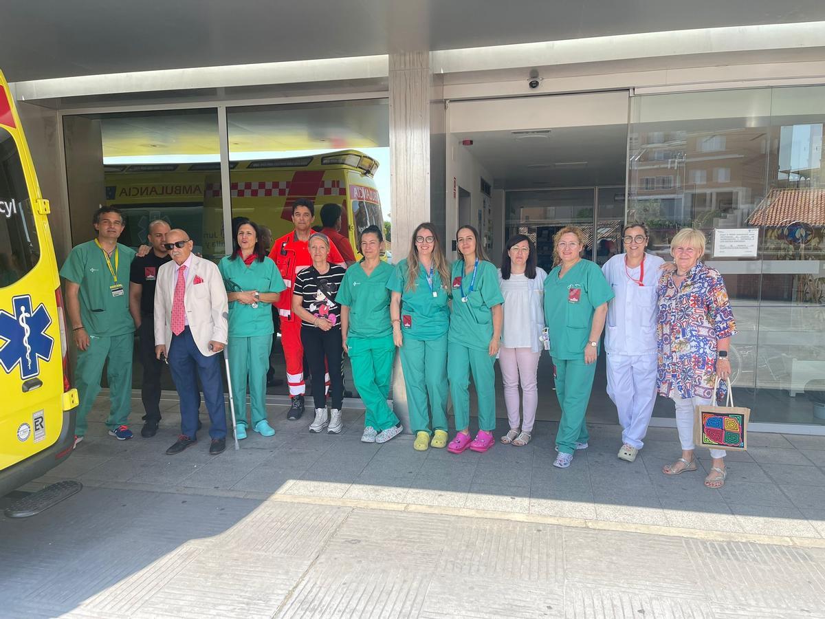Parón en el Centro de Salud de Puebla de Sanabria.