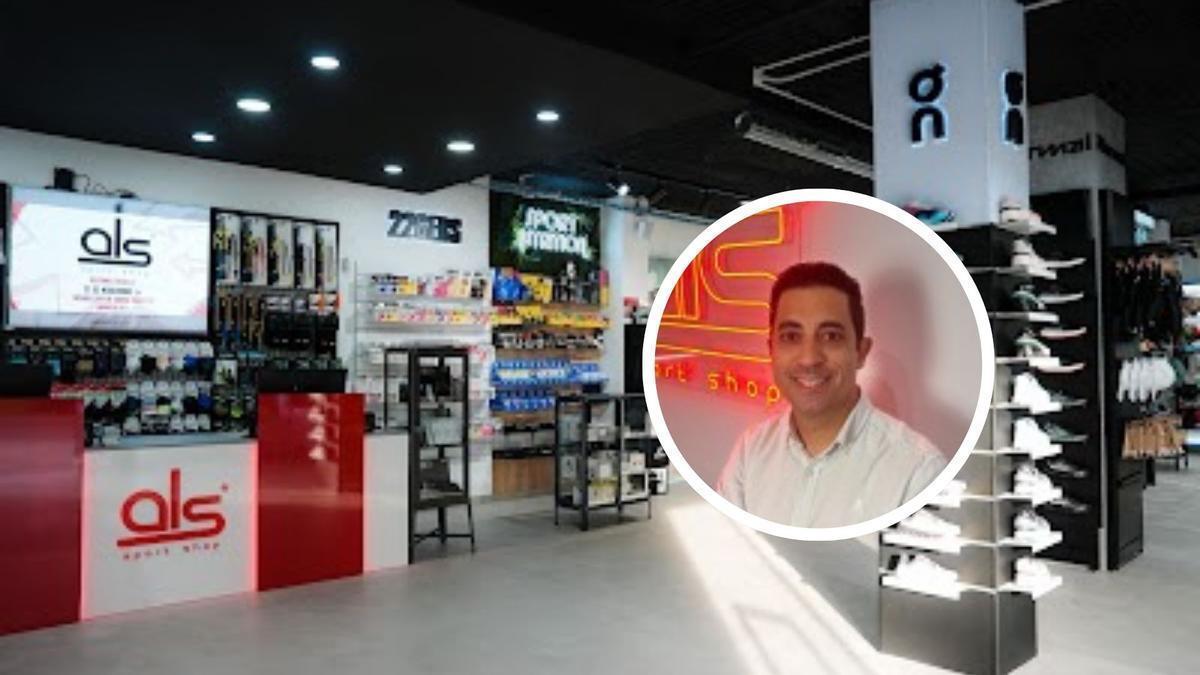 Interior de una de las tiendas de ALS Sports Shop