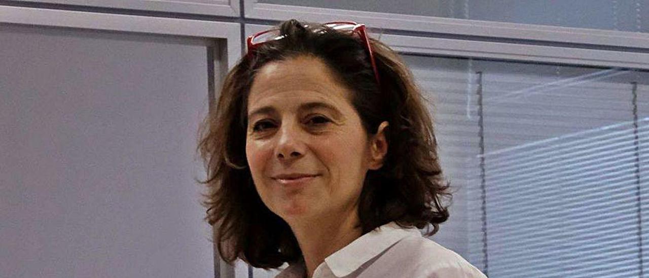 Asun Cámara, directora de la Escuela Politécnica de Mieres.