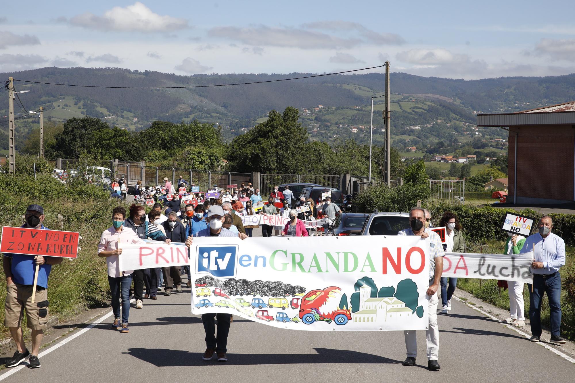 Granda retoma sus movilizaciones contra la ITV