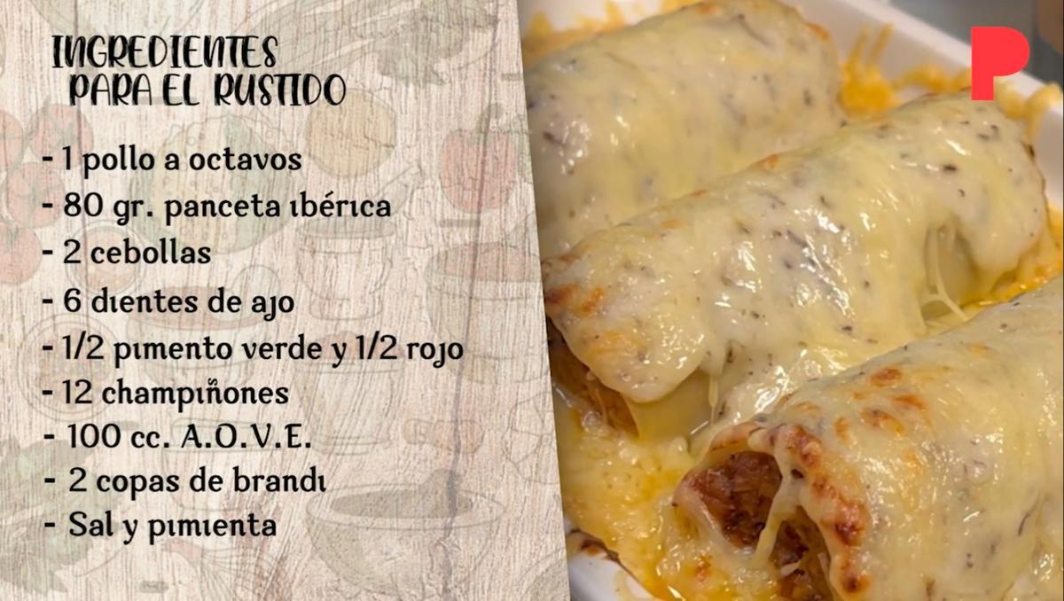 Recetas fáciles con Rafuel: canelones de Año Nuevo.