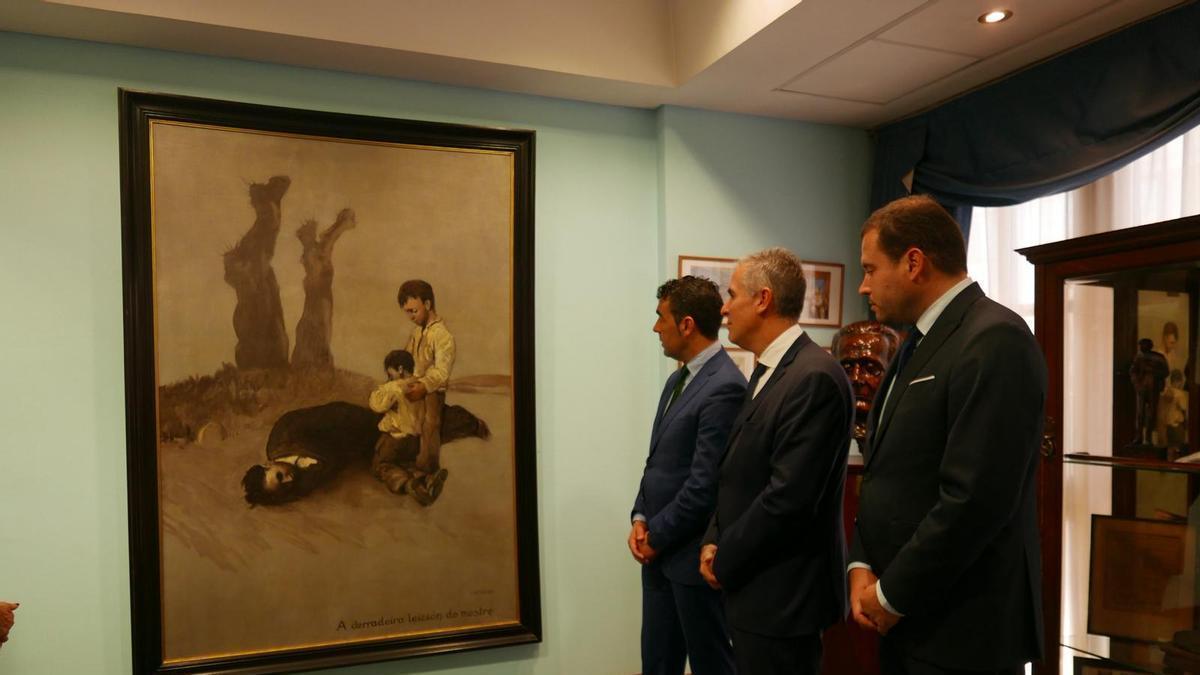 El emblemático óleo de Catelao se exhibirá en el Museo de Pontevedra a partir del próximo día 25
