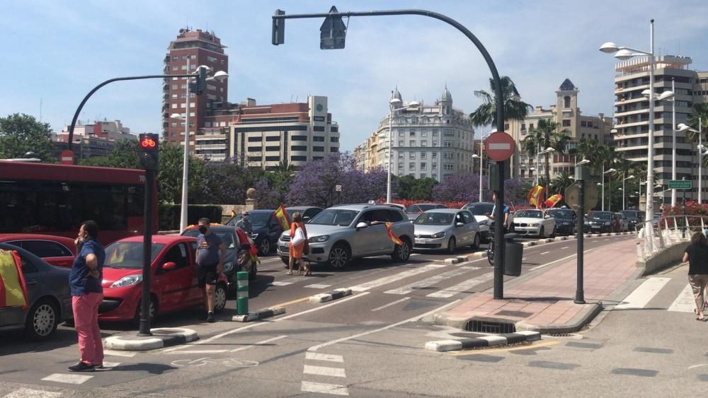 Manifestación contra el Gobierno convocada por Vox en Valencia