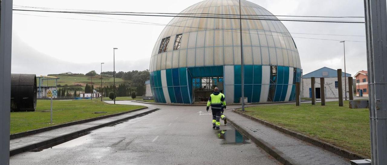 Instalaciones de la depuradora de Maqua.