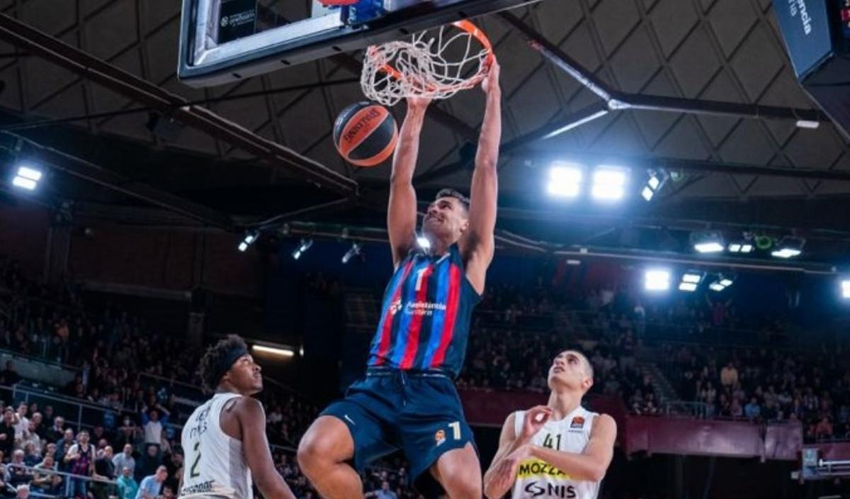 Oscar Da Silva jugó un gran partido ante el Partizan, ganando confianza como azulgrana
