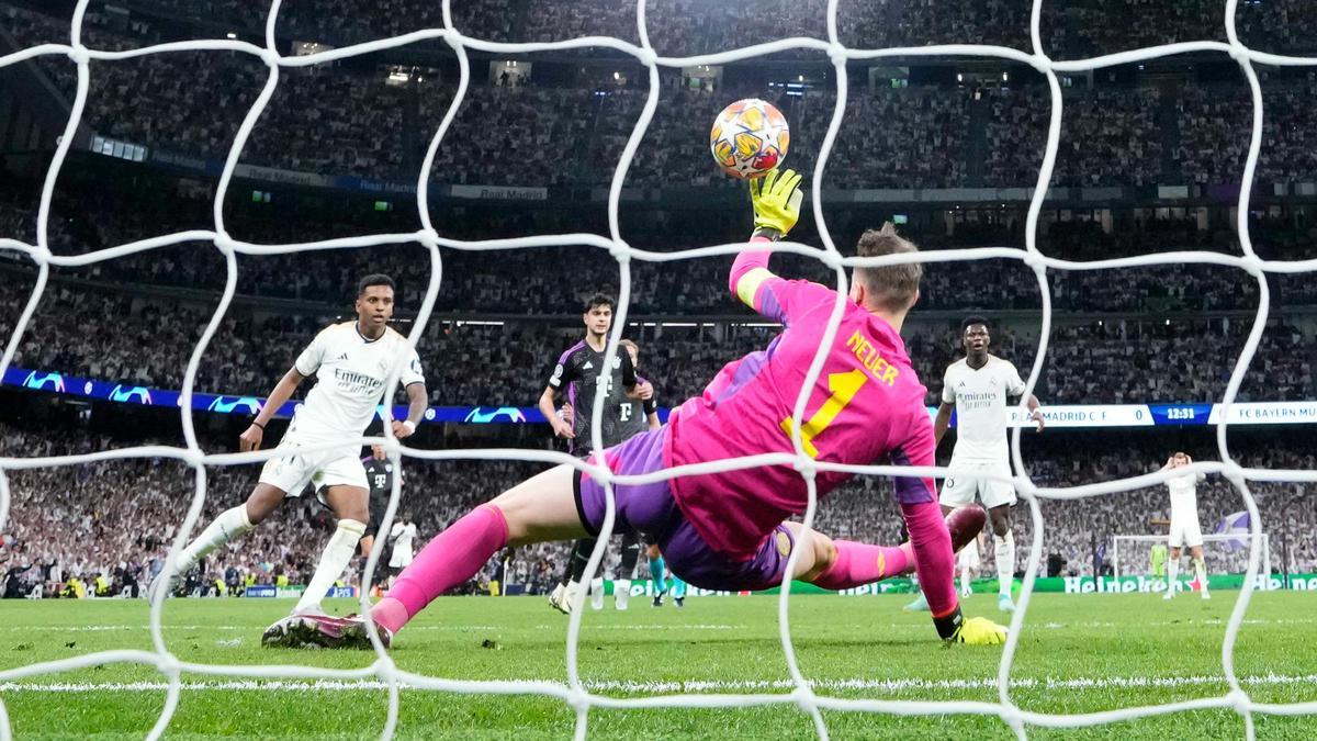 Manuel Neuer, durante el Real Madrid   Bayern Múnich