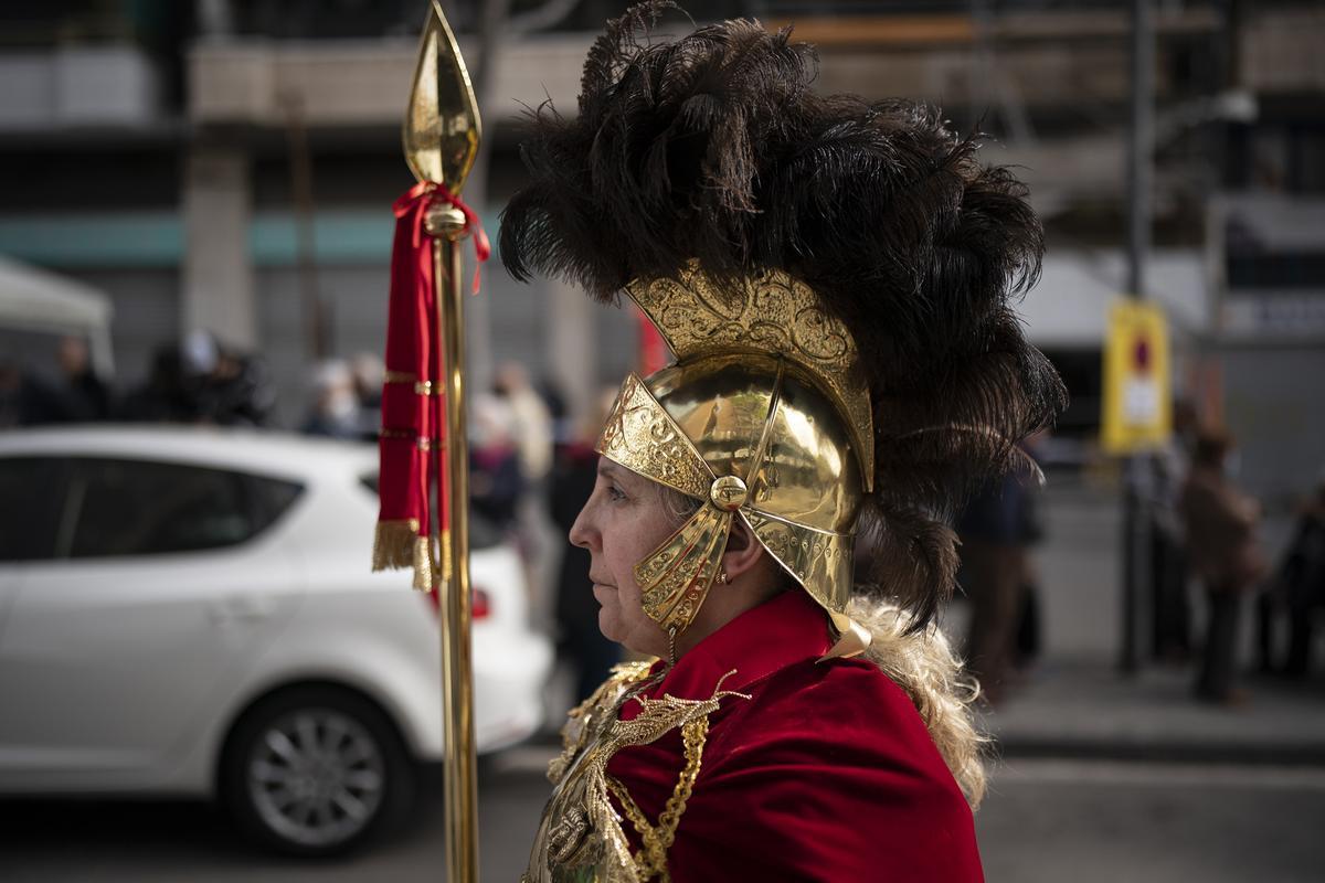 Procesión de Viernes Santo de la Cofradía 15+1 de L'Hospitalet.