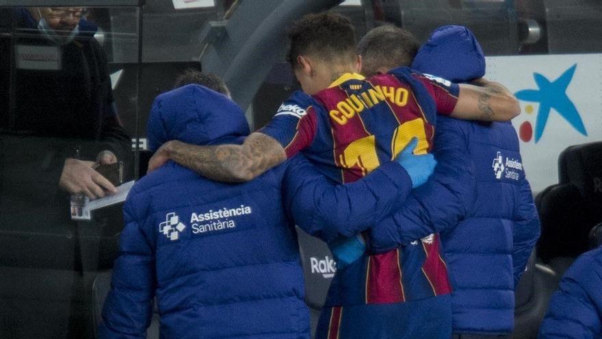 El azulgrana Coutinho será operado de su rodilla izquierda