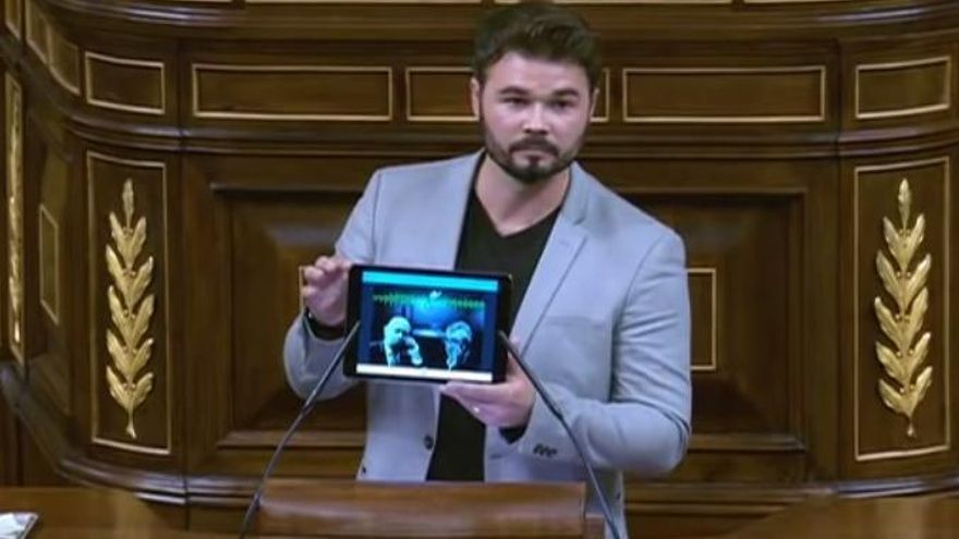 VÍDEO: La intervenció de Gabriel Rufián que ha tret de polleguera els diputats del PP