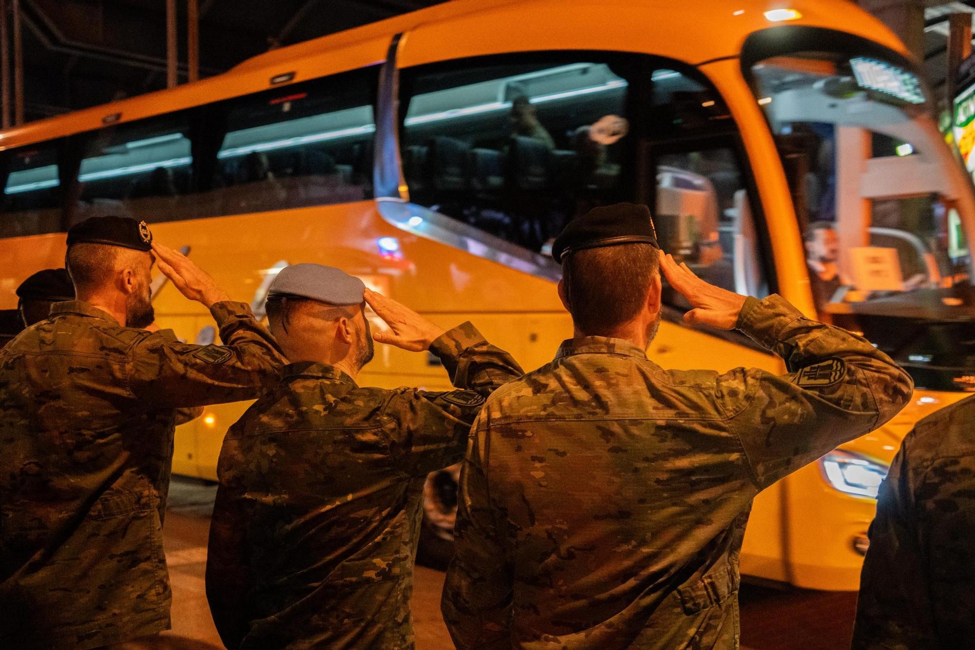 Parte hacia Líbano el segundo relevo de la Brigada X