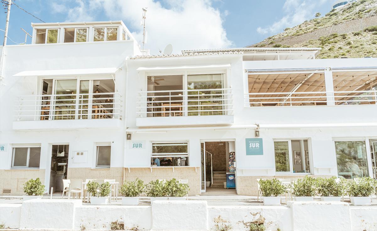 Fachada del restaurante Sur, en Xàbia