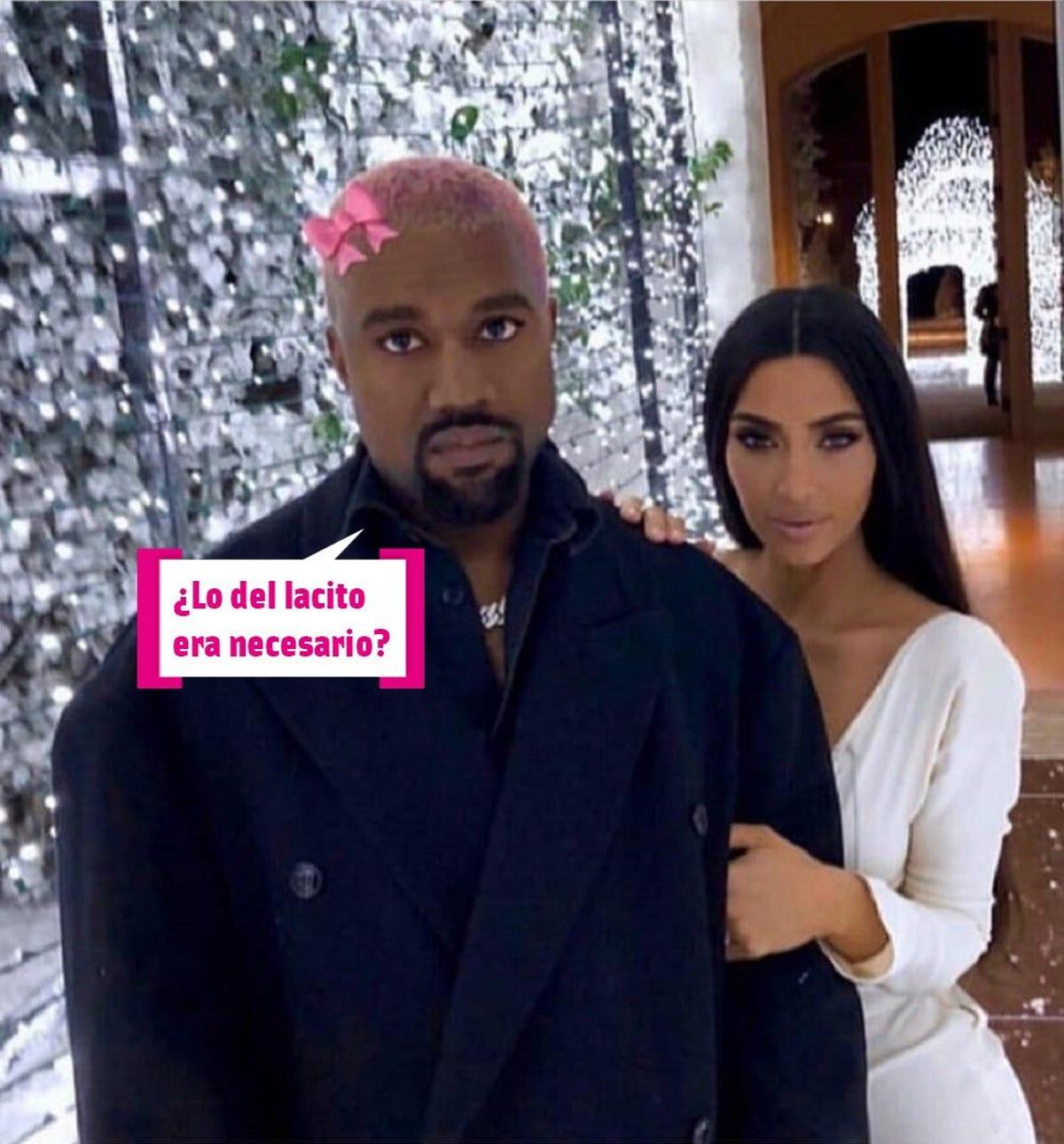 Los Kimye en la fiesta de Navidad