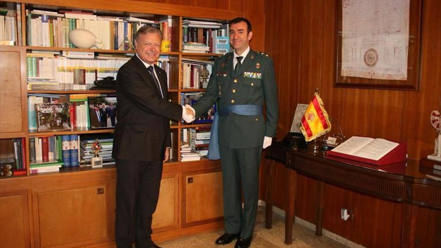 El teniente coronel Juan Carretero, nuevo jefe de la Guardia Civil de Córdoba