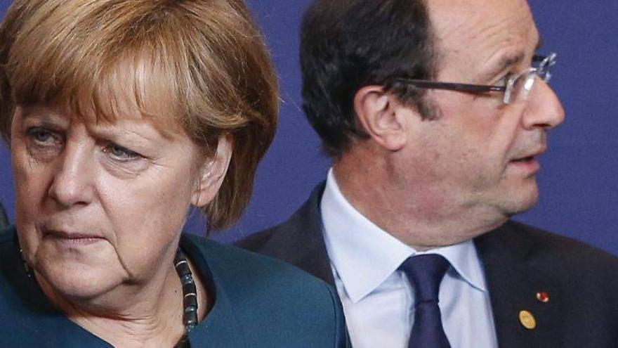 Hollande se reúne con Merkel para apoyar iniciativas de crecimiento y empleo