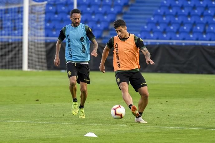 DEPORTES 05-03-19  LAS PALMAS DE GRAN CANARIA.  Primer entrenamiento de Pepe Mel. FOTOS: JUAN CASTRO