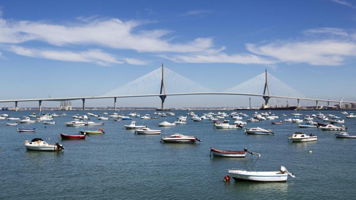 El puente 'Constitución 1812' o de 'La Pepa', de Cádiz.