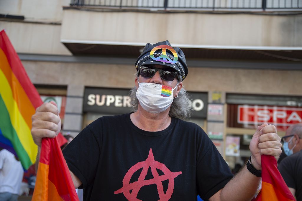 Marcha del colectivo LGTBI+ en Cartagena.