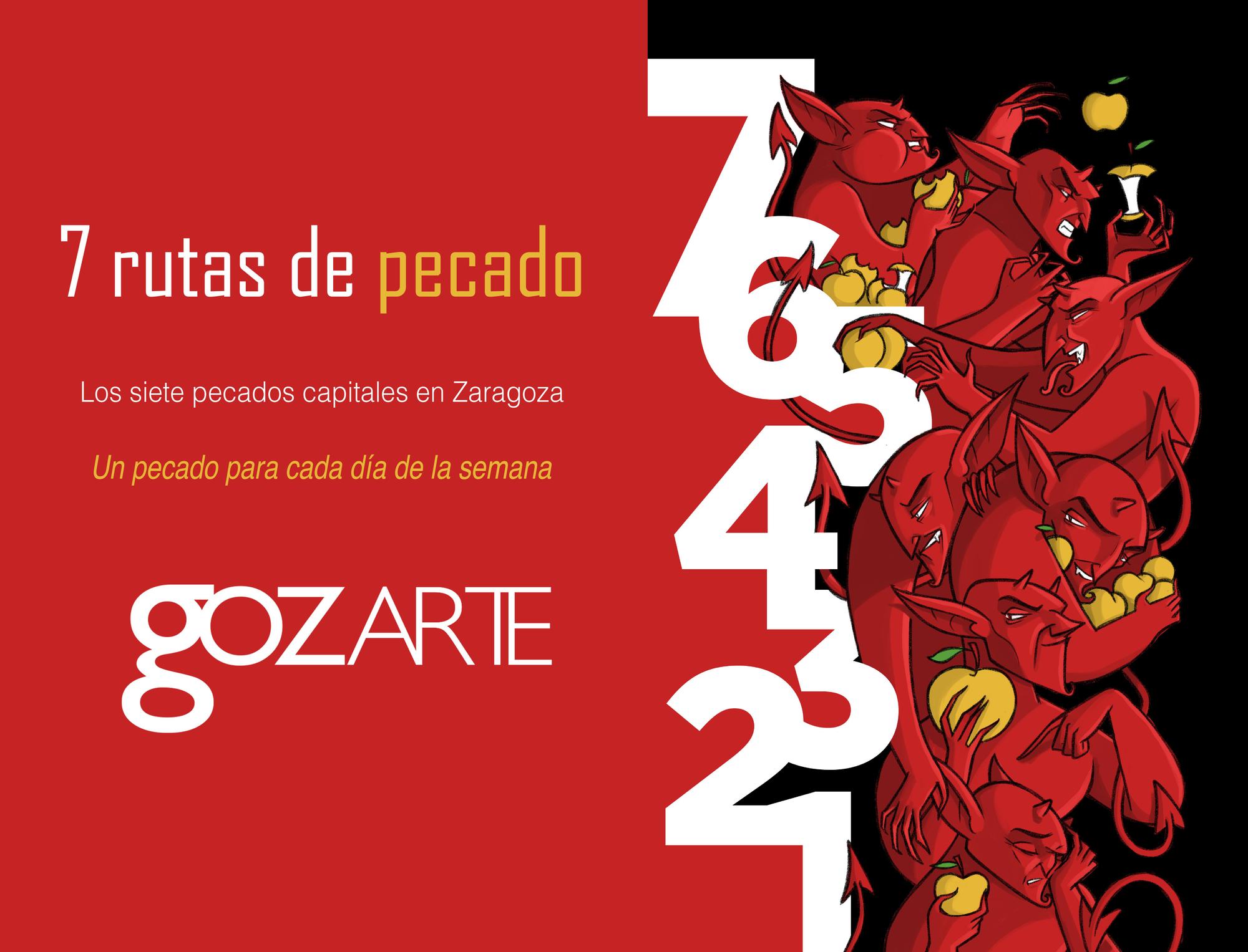 La ruta de los 7 pecados capitales en Zaragoza cumple 15 años.