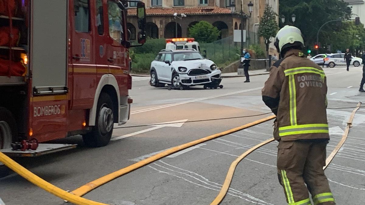 Escape de gas en Oviedo