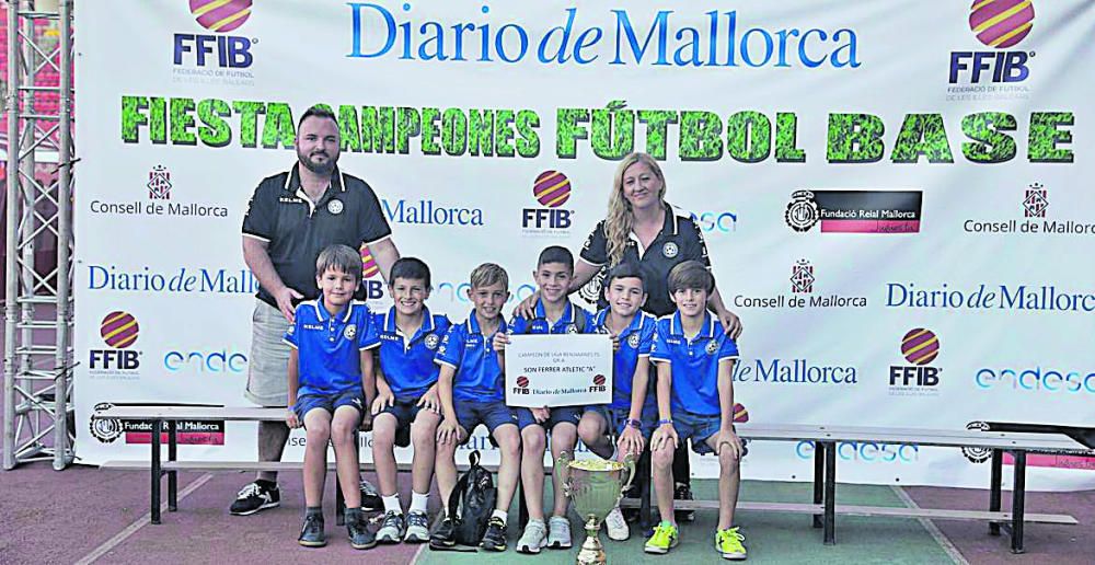 CAMPEÓN FÚTBOL SALA: Son Ferrer Atlètic A. Benjamín Liga A