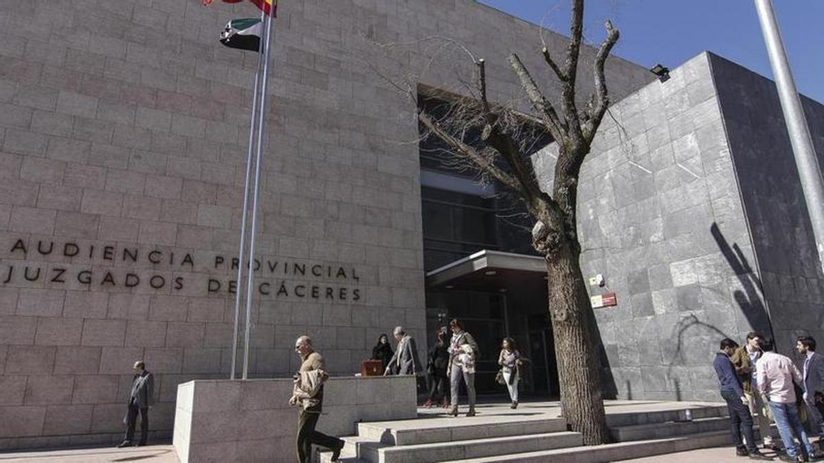 Imagen de los juzgados de Cáceres.
