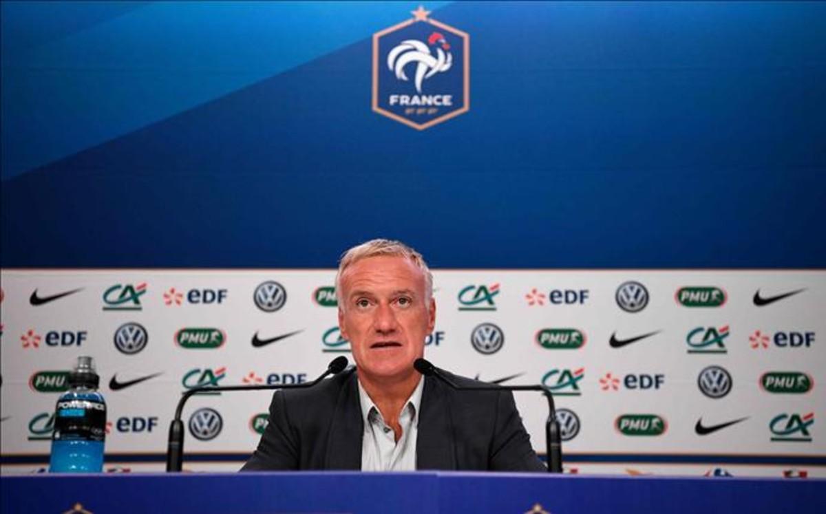 Deschamps, el seleccionador francés, volvió a hablar del 'caso Benzema'