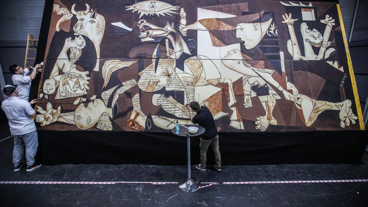 El Guernica de Picasso, protagonista en el Salón del Chocolate de París