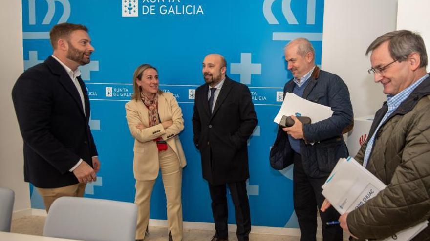 Gonzalo Trenor, Ethel Vázquez, José Manuel Lage, Gonzalo Castro y Manuel Jove, ayer. |   // CASTELEIRO/ROLLER AGENCIA