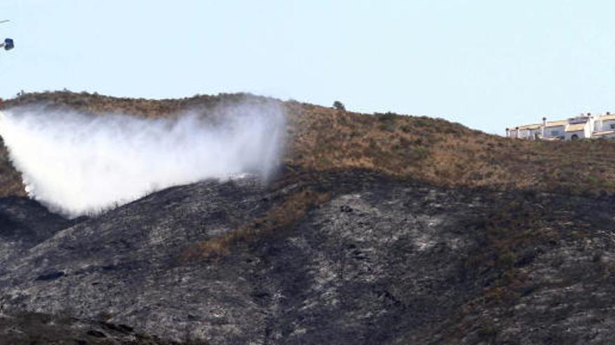 Controlado el incendio de Mijas tras quemar 500 hectáreas