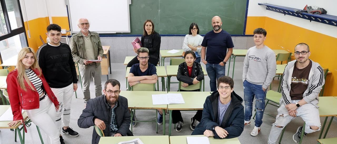 Estudiantes del IES Castelao que se van de Erasmus