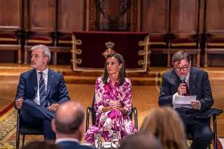 La reina Letizia preside la reunión del Instituto Cervantes en Barcelona