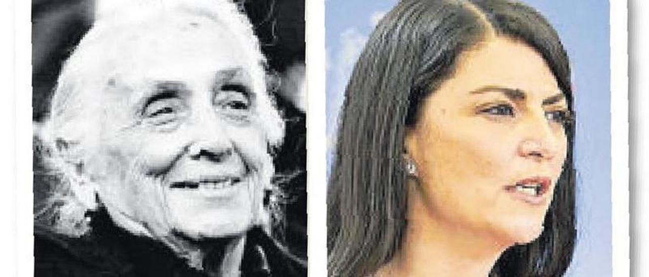 Dolores Ibárruri y Macarena Olona.