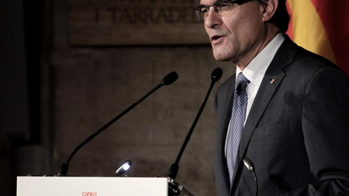 El presidente de la Generalitat de Catalunya, Artur Mas.