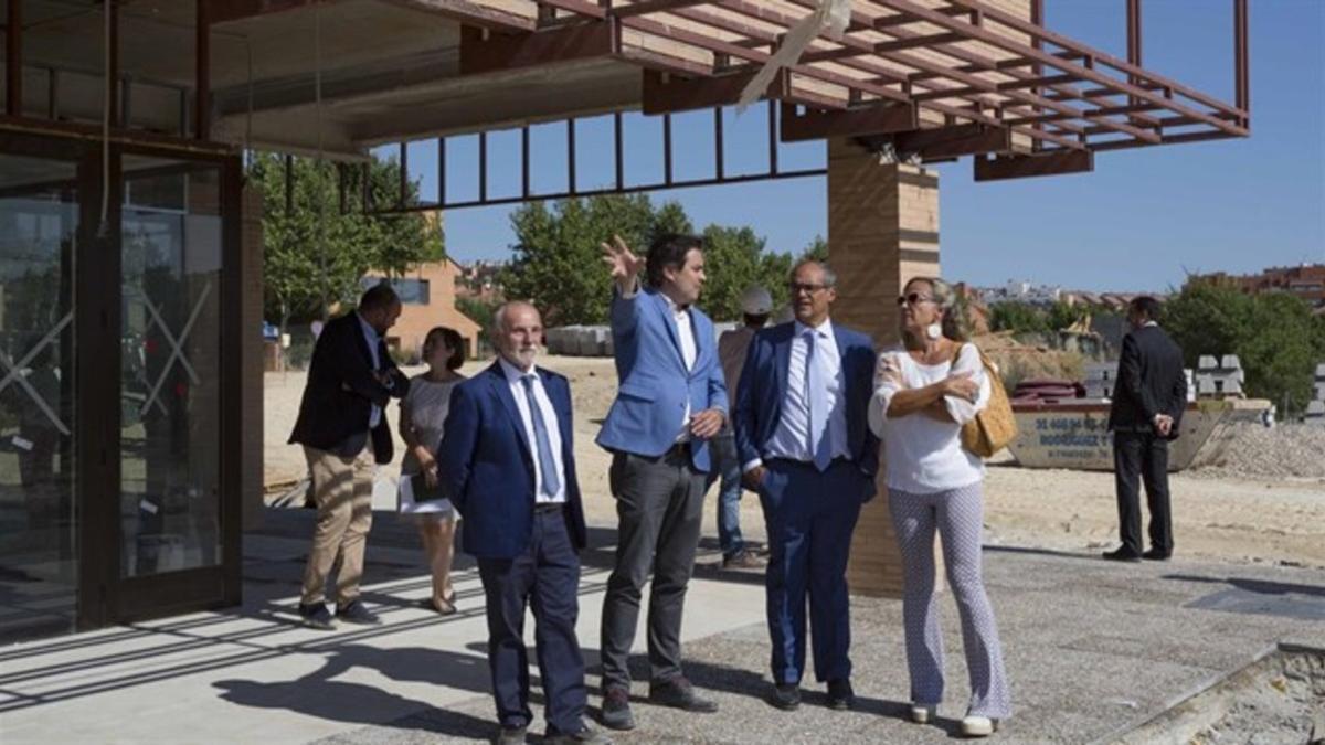 Rafael Van Grieken, consejero de Educación de la Comunidad de Madrid, en el acto educativo.