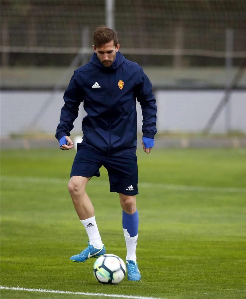 Sesión de entrenamiento del Real Zaragoza