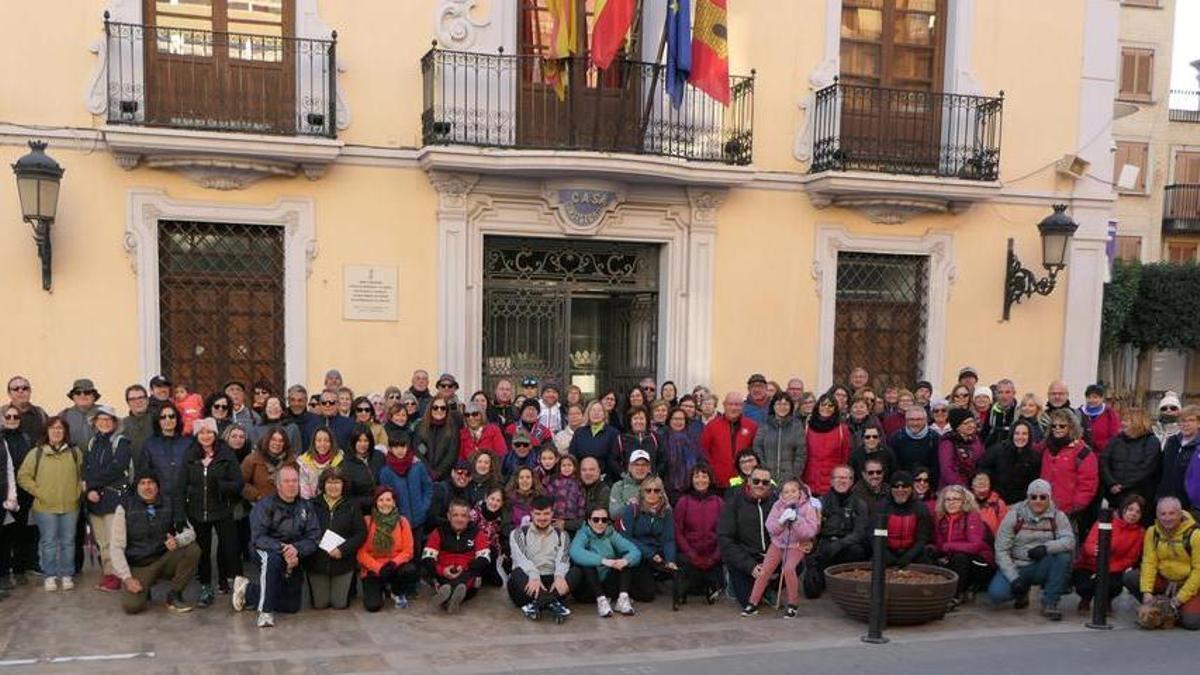 Participantes de la Caminata de Sant Blai.