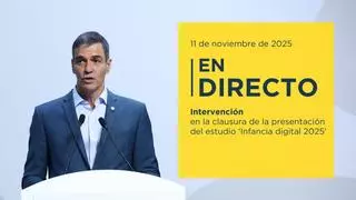 Directo | Sánchez clausura el acto de presentación del informe 'Infancia digital 2025'