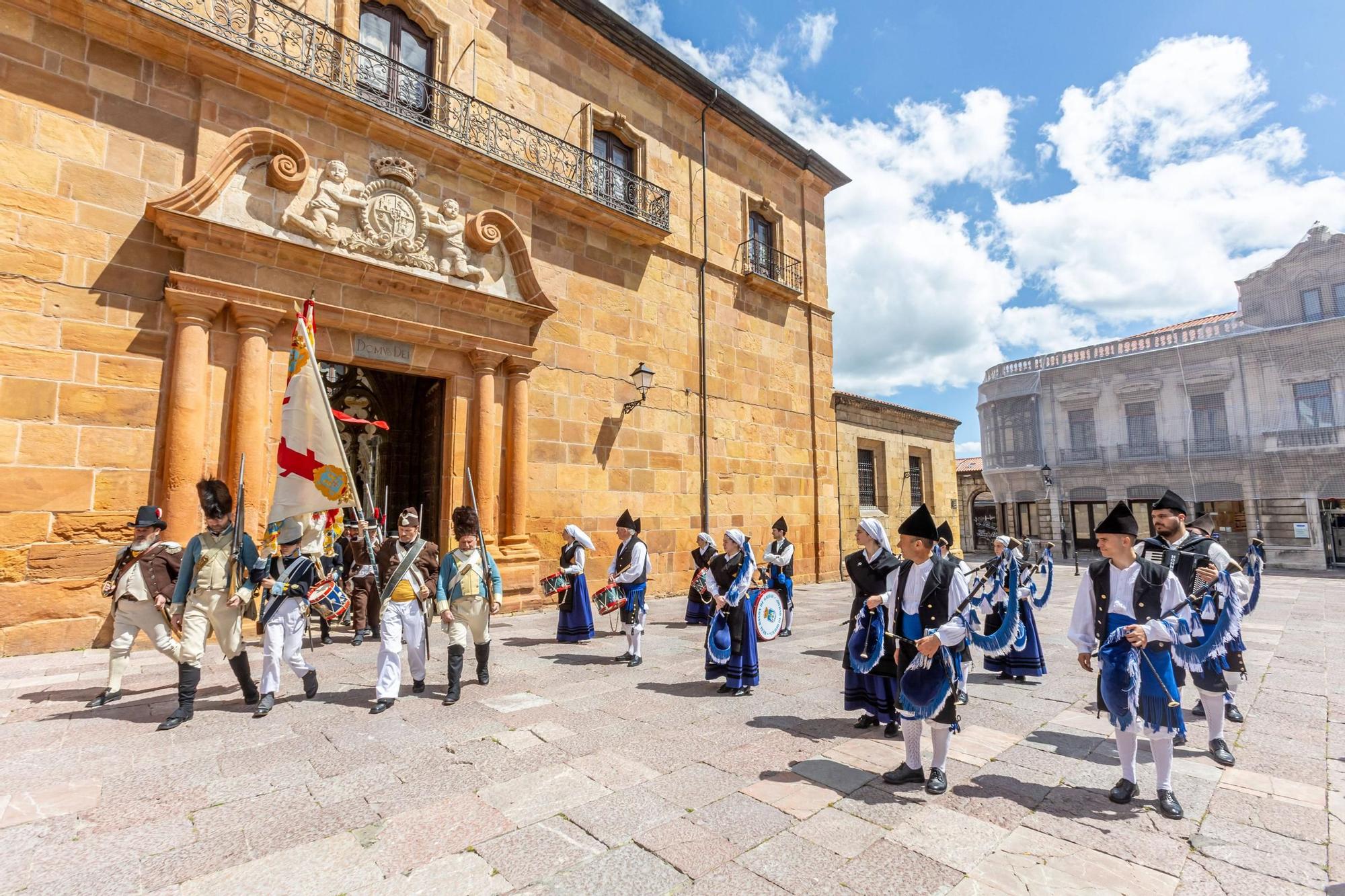 En imágenes | Recreación que conmemora la declaración asturiana de guerra a Napoleón