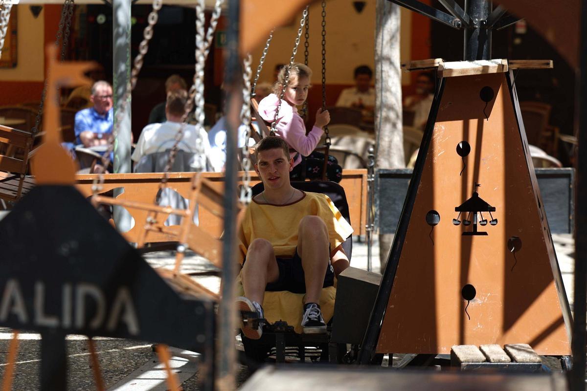 Así se divierten los niños en la Ibiza Medieval