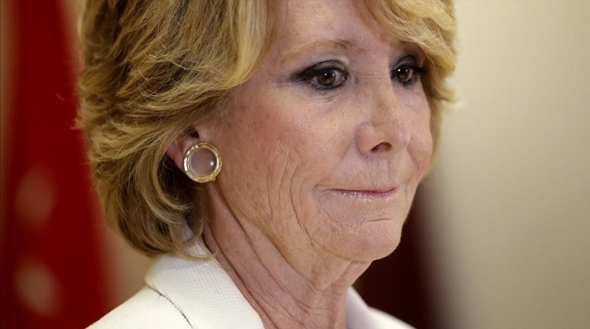 La expresidenta madrileña Esperanza Aguirre.