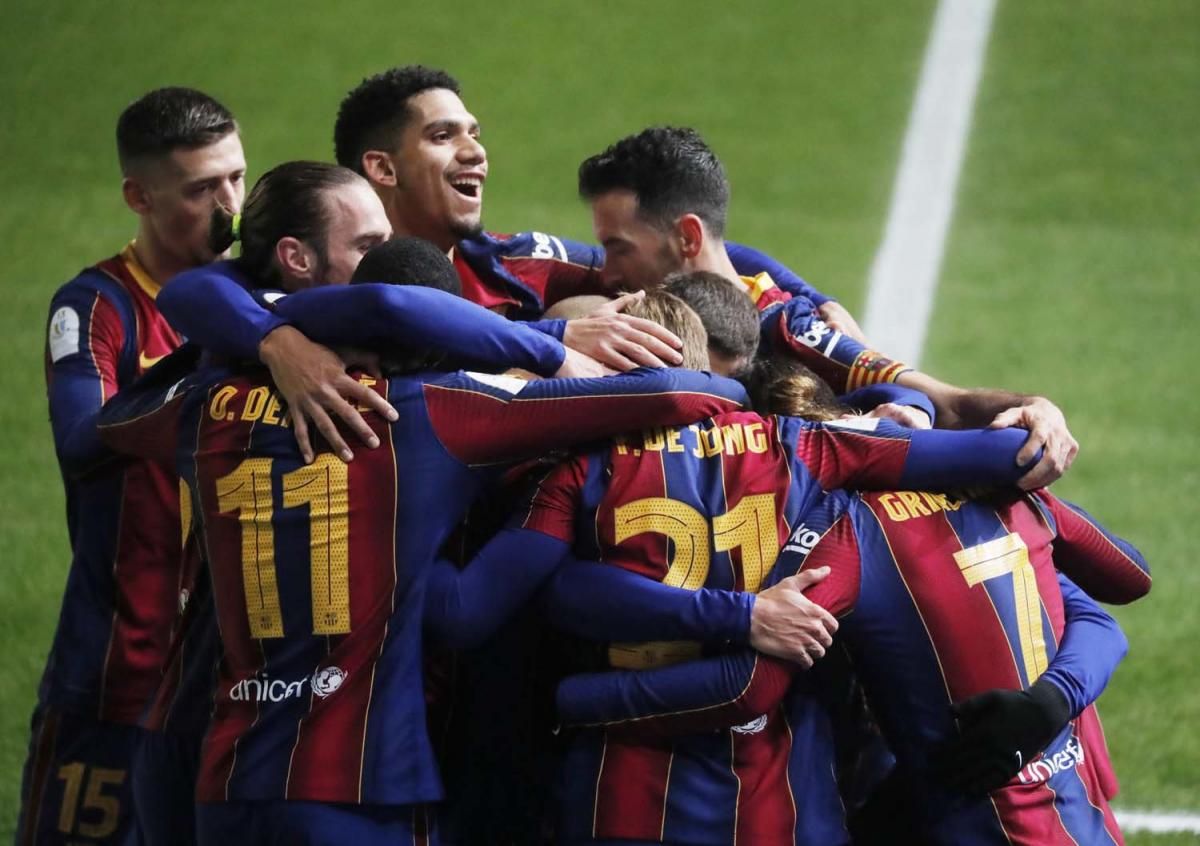 Las imágenes del FC Barcelona-Real Sociedad de la semifinal de la Supercopa de España