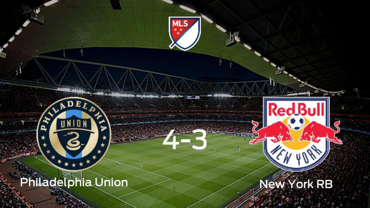 El Philadelphia Union estará en cuartos de final tras eliminar al New York RB en la prórroga (4-3)