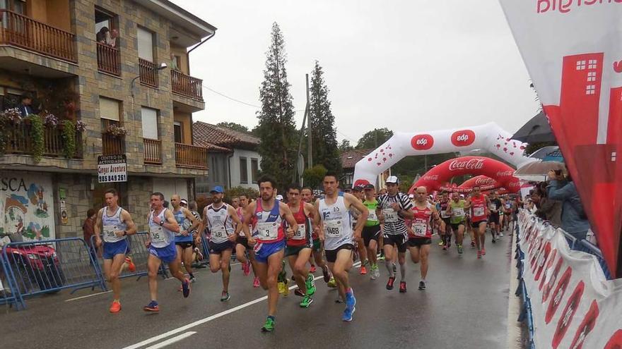 La salida de la pasada edición de la prueba.