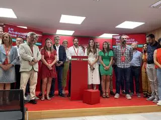 Noche electoral de reflexión en el PSOE Málaga
