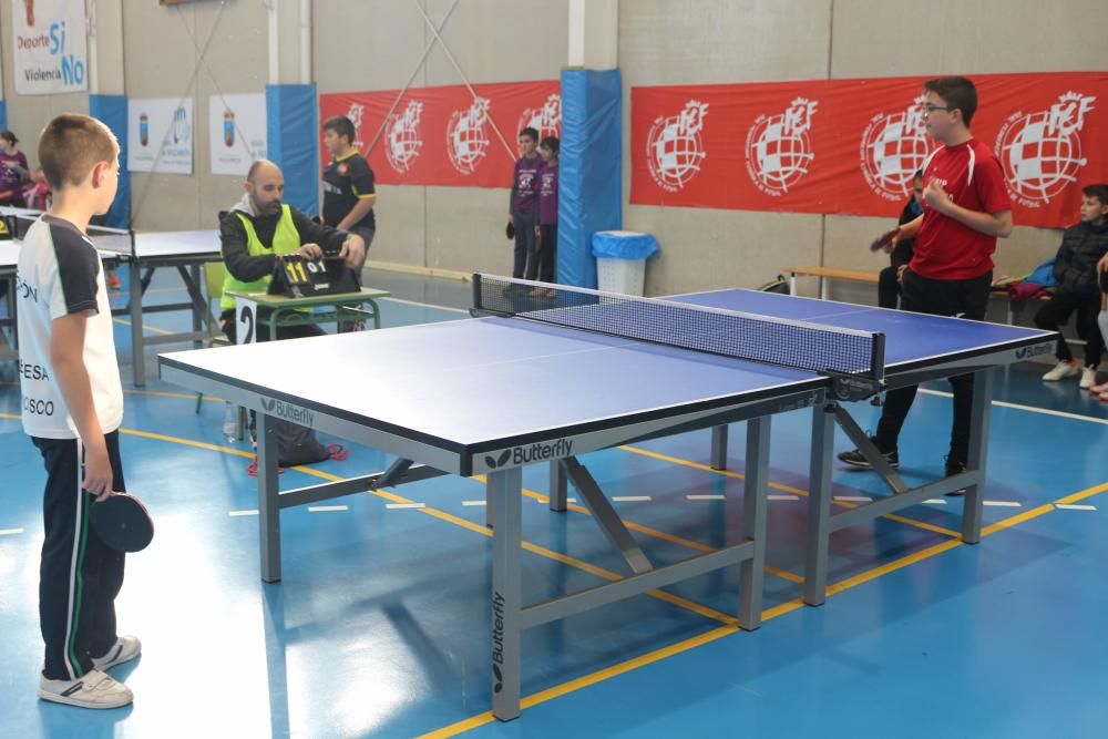 Final de tenis de mesa de Deporte en Edad Escolar