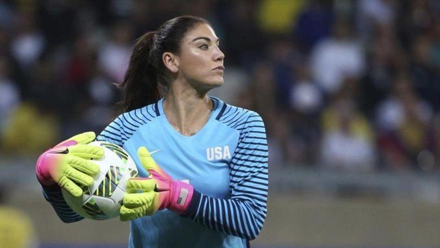 Hope Solo, suspendida por llamar &quot;cobardes&quot; a las suecas