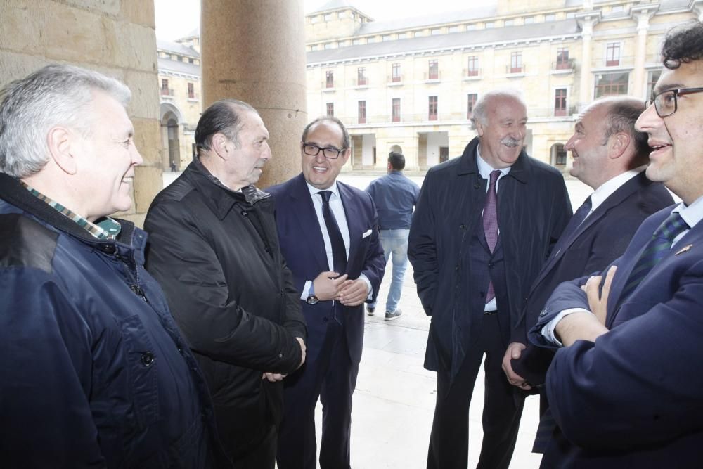 Presentación de la Fundación Escuela de Fútbol de Mareo Real Sporting de Gijón.